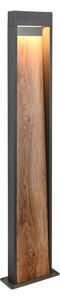 Φωτιστικό Κολόνα/Κολωνάκι Trio Lighting SALMON 446960135 Απομίμηση Ξύλου (Wood Imitation) 3000K