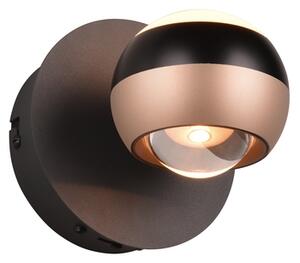 Φωτιστικό Επίτοιχο Trio Lighting ORBIT 244410132 Μαύρο Ματ (Black Mat) 2300+3000+4000K