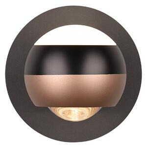 Φωτιστικό Επίτοιχο Trio Lighting ORBIT 244410132 Μαύρο Ματ (Black Mat) 2300+3000+4000K