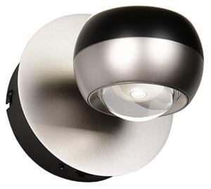 Φωτιστικό Επίτοιχο Trio Lighting ORBIT 244410107 Νίκελ ματ (Nickel Mat- Satin) 2300+3000+4000K