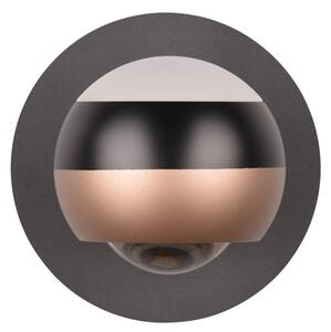 Φωτιστικό Επίτοιχο Trio Lighting ORBIT 244410132 Μαύρο Ματ (Black Mat) 2300+3000+4000K