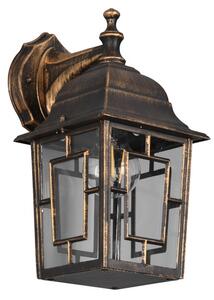 Φωτιστικό Επίτοιχο Trio Lighting VOLTURNO 205967128 Αντικέ Καφέ-Σκουριά (Antique Rust)