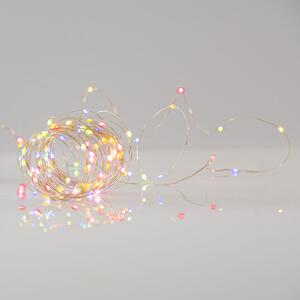 Διακοσμητική Γιρλάντα Με 100 Mini Led Φωτάκια & 11 Προγράμματα Eurolamp 600-11742