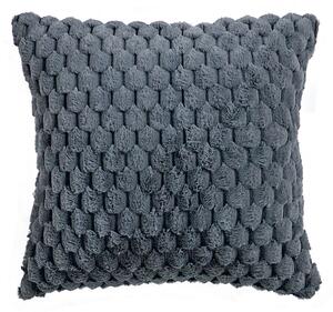 Γούνινο Διακοσμητικό Μαξιλάρι (50x50) Kentia Stylish Joselyn 24 Dark Grey