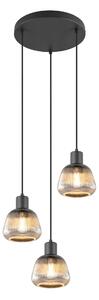 Φωτιστικό Κρεμαστό Trio Lighting TARIFA 362830332 Μαύρο Ματ (Black Mat)