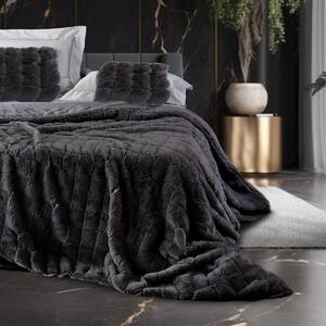 Κουβερτοπάπλωμα King Size (240x260) Makis Tselios Fur Dark Grey