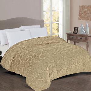 Κουβερτοπάπλωμα Μονό (160x220) Dimcol 1830 Beige