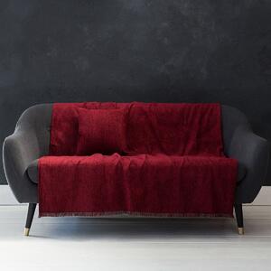 Ριχτάρι Τριθέσιου Καναπέ (180x300) Nima Living Velvety Ruby Red