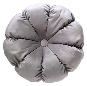 Βελουτέ Διακοσμητικό Μαξιλάρι (Φ45) Das Home Cushions 0263 Grey