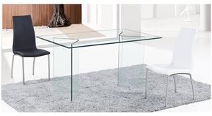 Τραπέζι Glasser Clear EM727 150X90X75 cm