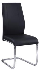 Καρέκλα Tulip Black EM913,1 43X57X98 cm Σετ 4τμχ