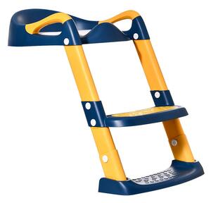 Παιδικό Κάθισμα Τουαλέτας Με Σκαλάκι Babywise Blue/Yellow BW031