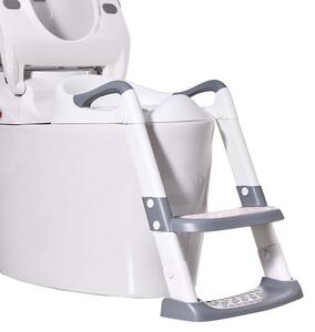 Παιδικό Κάθισμα Τουαλέτας Με Σκαλάκι Babywise Grey BW032