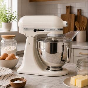 Κουζινομηχανή KitchenAid Artisan 5KSM175PSEPL με ισχύ 300W, 10 ταχύτητες και χωρητικότητα 4.8L & 3L - Porcelain