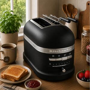 Φρυγανιέρα KitchenAid Artisan 5KMT2204EBK με ισχύ 1250W και χωρητικότητα 2 φέτες ψωμιού - Cast Iron Black