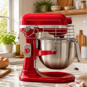 Κουζινομηχανή KitchenAid Professional Bowl Lift 5KSM7990XEER με ισχύ 325W, 10 ταχύτητες και χωρητικότητα 6.9L - Empire Red