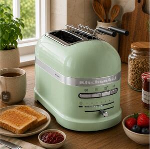 Φρυγανιέρα KitchenAid Artisan 5KMT2204EPT με ισχύ 1250W και χωρητικότητα 2 φέτες ψωμιού - Pistachio