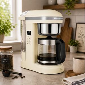 Καφετιέρα Φίλτρου KitchenAid Drip Coffee 5KCM1209EAC με αυτόματο προγραμματισμό, ισχύ 1100W και χωρητικότητα 1.7L - Almond Cream