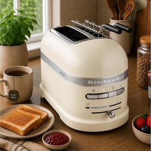 Φρυγανιέρα KitchenAid Artisan 5KMT2204EAC με ισχύ 1250W και χωρητικότητα 2 φέτες ψωμιού - Almond Cream