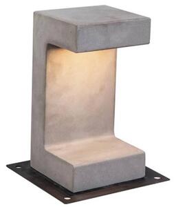 Φωτιστικό Δαπέδου E191 15x16x30cm Led 3000K 8W Natural Concrete