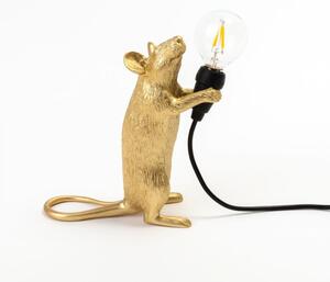 Επιτραπέζιο Φωτιστικό Mouse 15230 6x13,3x14,5cm Gold Seletti