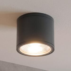 ORION Προβολέας οροφής LED Sputnik IP65 Ø 14,5 cm μαύρο, Μαύρο, Μπάνιο, Μέταλλο, σύγχρονο, Υπαίθριος προβολέας / ακίδα εδάφους