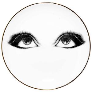 Πιατάκι - Σουβέρ Looking Up Eyes Fine Bone China Coaster 70004-LOUP Φ10cm White-Black Rory Dobner