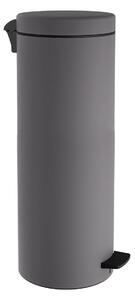 Κάδος Απορριμμάτων (Φ25x65) Pam & Co 30lt 2565-163 Matt Concrete Grey