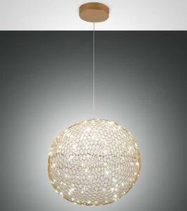 Φωτιστικό Οροφής Sumter 3693-45-225 18W Led Φ50cm 200cm Gold Matt Fabas Luce