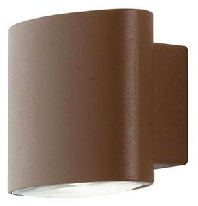 Φωτιστικό Τοίχου - Απλίκα Boxter LED-W-BOXTER BRO 2x4W Led 12,9x10x8,5cm Bronze Intec