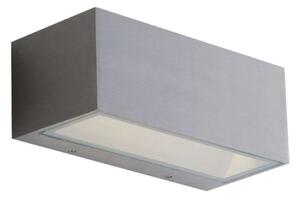 Φωτιστικό Τοίχου - Απλίκα Twin LED-W-TWIN-XL NIK 40W Led 30x10,8x12cm Nickel Intec