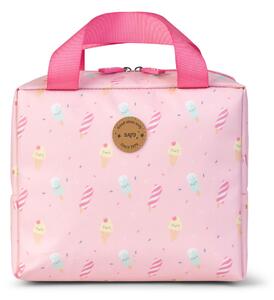 Ισοθερμική Τσάντα Φαγητού (24x10x19) Saro Ice Creams Pink 52506