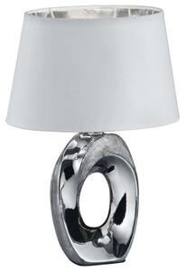 Φωτιστικό Επιτραπέζιο Taba R50511089 1xE14 40W 16x23x33cm Silver-White RL Lighting