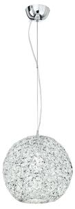 Φωτιστικό Οροφής Astra I-ASTRA/S35 1xE27 Φ35cm 120cm Chrome Luce Ambiente Design