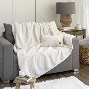 Ριχτάρι Τριθέσιου Καναπέ Fleece (180x300) Nima Snuggle Light Beige