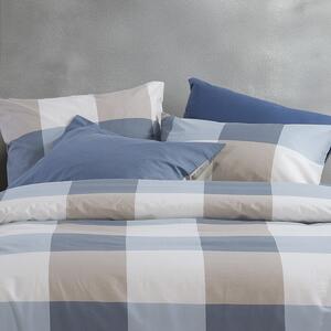 Μαξιλαροθήκη (52x72) Nef-Nef Homeware Casual Check Denim