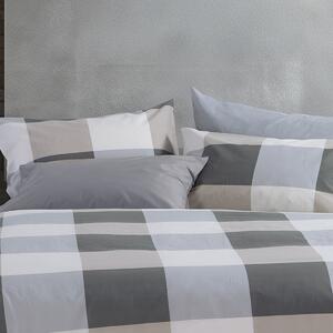 Μαξιλαροθήκη (52x72) Nef-Nef Homeware Casual Check Grey