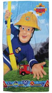 Πετσέτα Θαλάσσης Παιδική 5848 Sam The Fireman Blue-Yellow Das Home