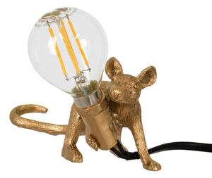 Φωτιστικό Επιτραπέζιο Mouse 00677 1xE12 13x4x7cm Gold GloboStar