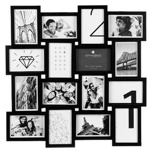 Κορνίζα Τοίχου 16 Θέσεων (58.5x59) A-S Gael Black 130613