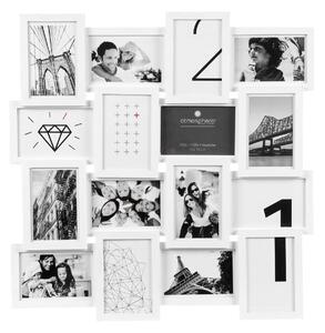 Κορνίζα Τοίχου 16 Θέσεων (58.5x59) A-S Gael White 130613