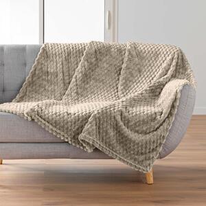 Κουβέρτα Καναπέ Fleece (125x150) L-C Mini Frosty Taupe 1612812