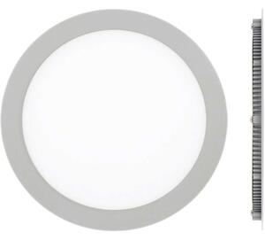 Panel Led Χωνευτό VK/04050/G/W Φ22,5x1,5cm Led 1440Lm 18W 3000K Grey VKLed