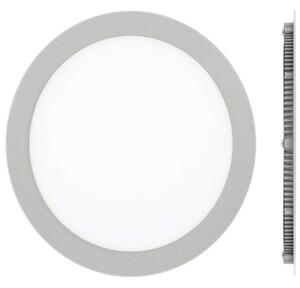 Panel Led Χωνευτό VK/04050/G/C Φ22,5x1,5cm Led 1440Lm 18W 4000K Grey VKLed