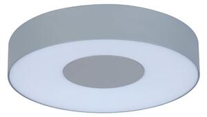 Φωτιστικό Τοίχου - Οροφής Ublo Round Large 6348101112 IP54 Led 3000K 45x263x263mm Matt Silver Lutec