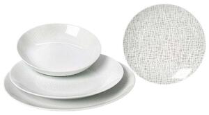 Σερβίτσιο Πιάτα Φαγητού Fashion (Σετ 20Τμχ) 25.638.40 White-Grey Cryspo Trio