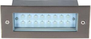 Φωτιστικό Τοίχου VK/02013/MC/W 17x6,8cm Led 90Lm 1,6W 3000K IP54 Nickel VKLed