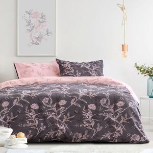 Σεντόνια Μονά (Σετ) Kocoon Grunge Rose Grey ΧΩΡΙΣ ΛΑΣΤΙΧΟ 160x270