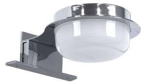 Φωτιστικό Τοίχου - Απλίκα Kiara 60402 Led 5W 10x13x3cm IP44 Silver GloboStar