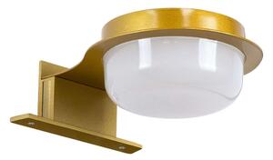 Φωτιστικό Τοίχου - Απλίκα Kiara 60401 Led 5W 10x13x3cm IP44 Gold GloboStar